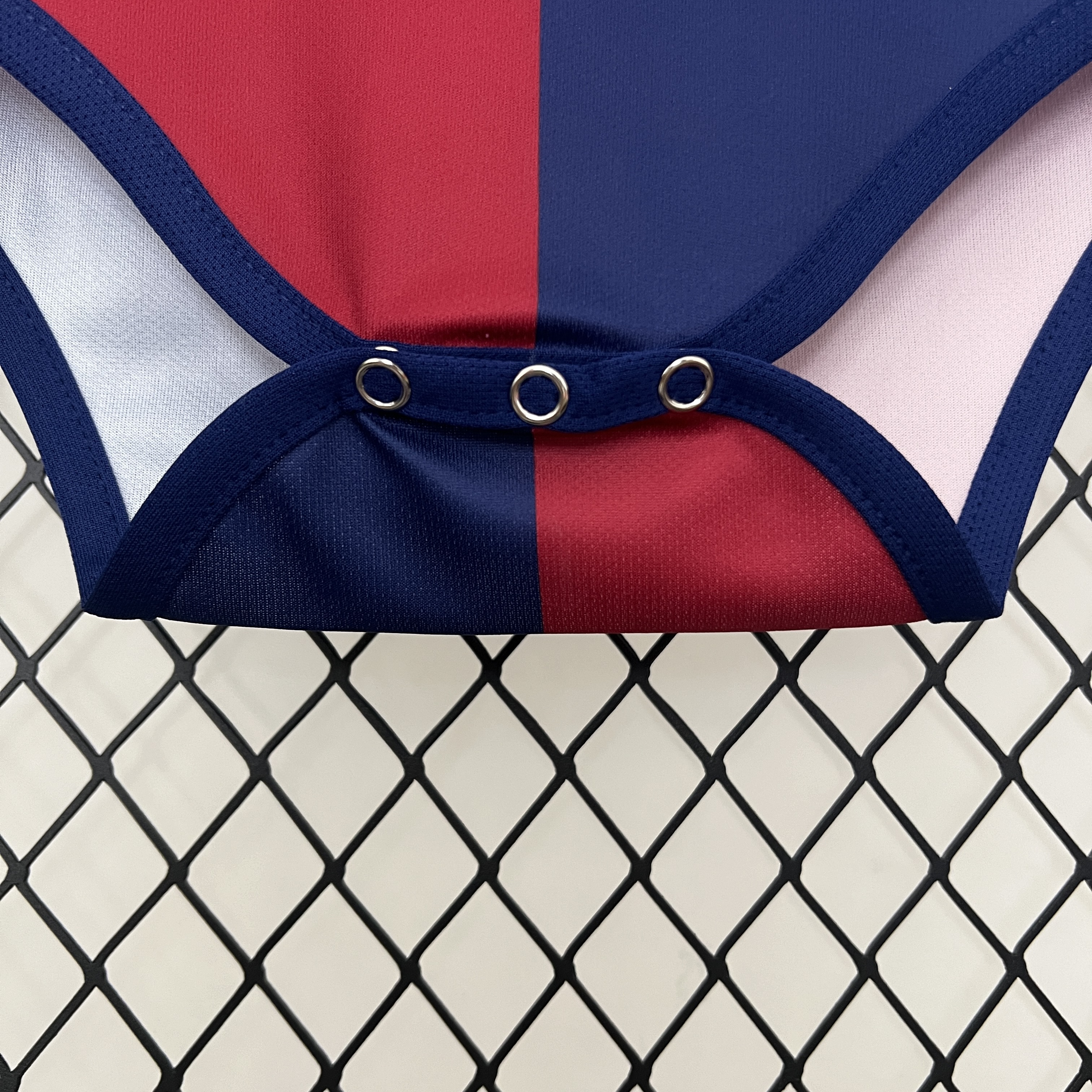 B.A.R.S.A 24-25 Home Baby Crawling Suit - Unitedfutballjersey