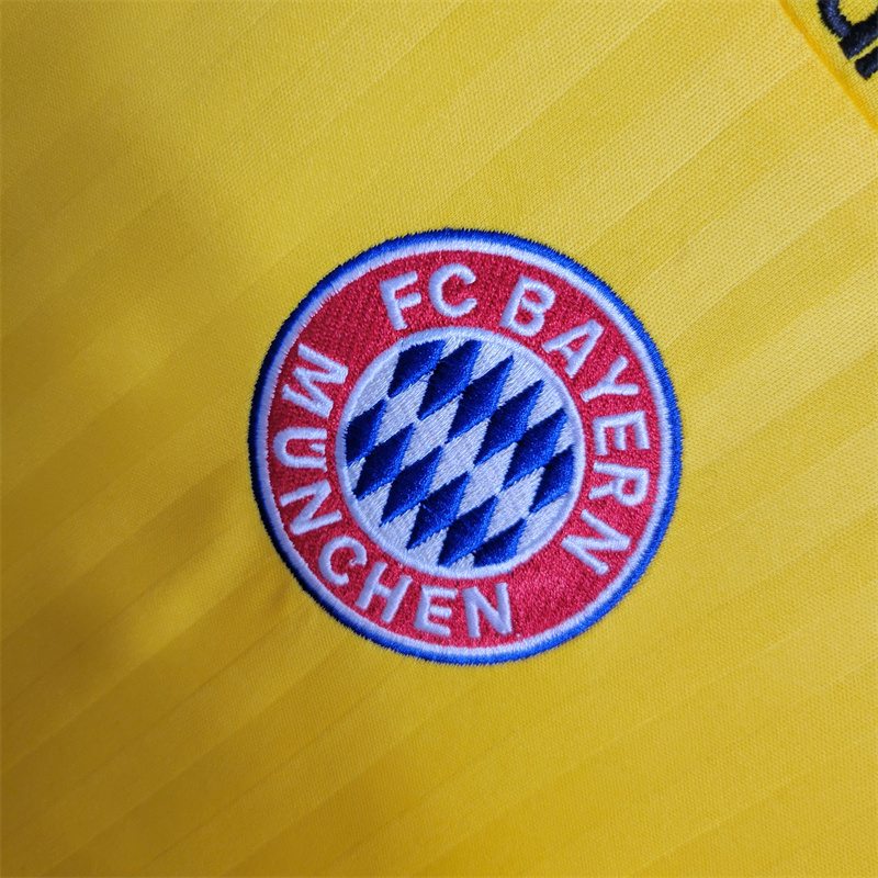 23/24 Bayern Munich Jersey Yellow Icon - Fans Version - Unitedfutballjersey