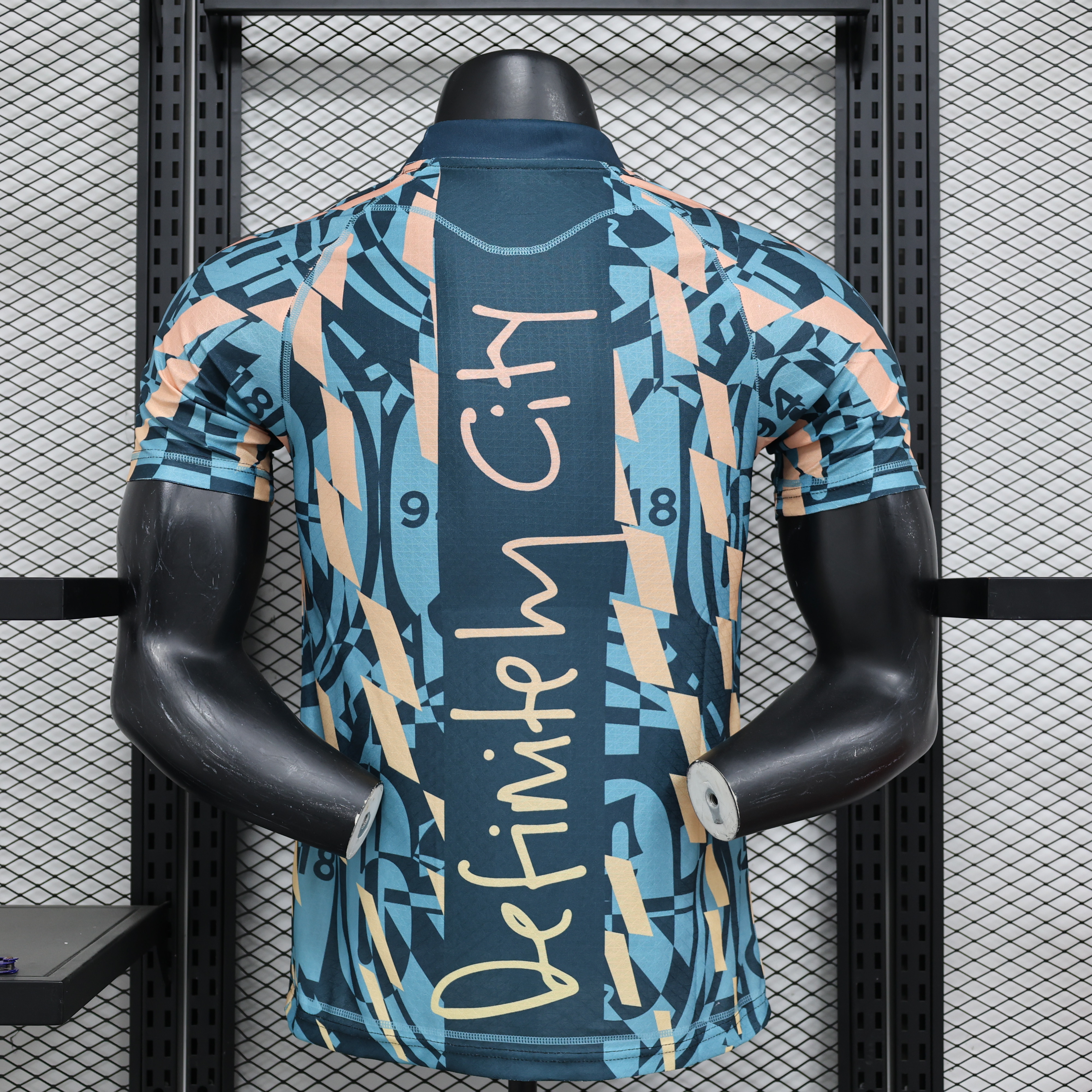 Manchester City 24-25 ftblSTATEMENT Retro Jersey - Player Version - Unitedfutballjersey