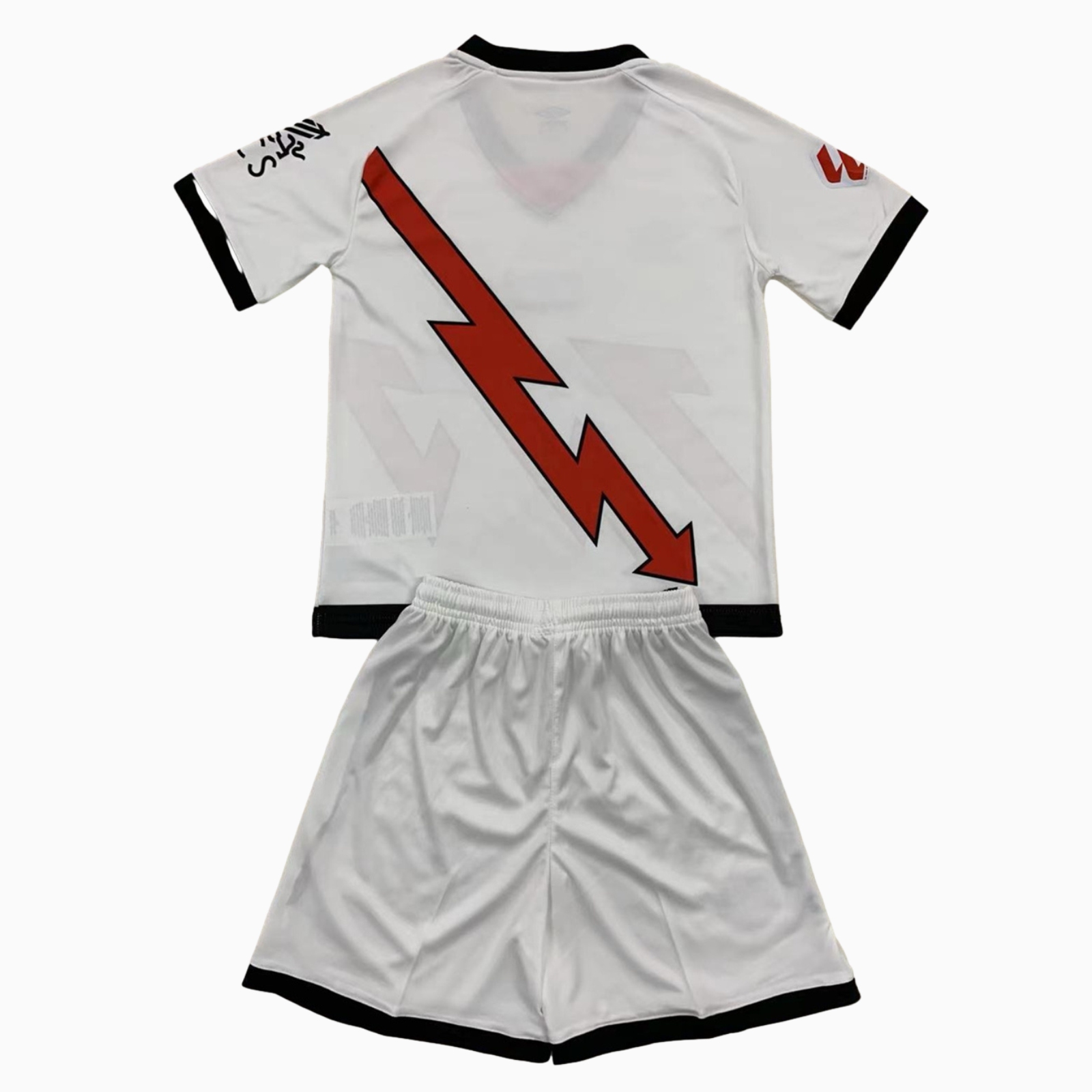 Rayo Vallecano 24-25 Home Men's Adult Jersey Set - Fans Version - Unitedfutballjersey