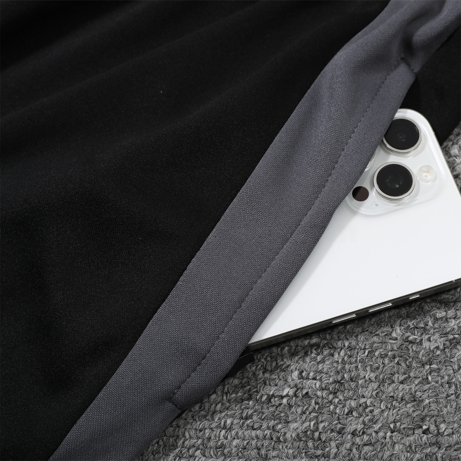 Al Nassr Riyadh Victory 25-26 POLO Short-Sleeve Training Set - Black Top and Pants - Unitedfutballjersey