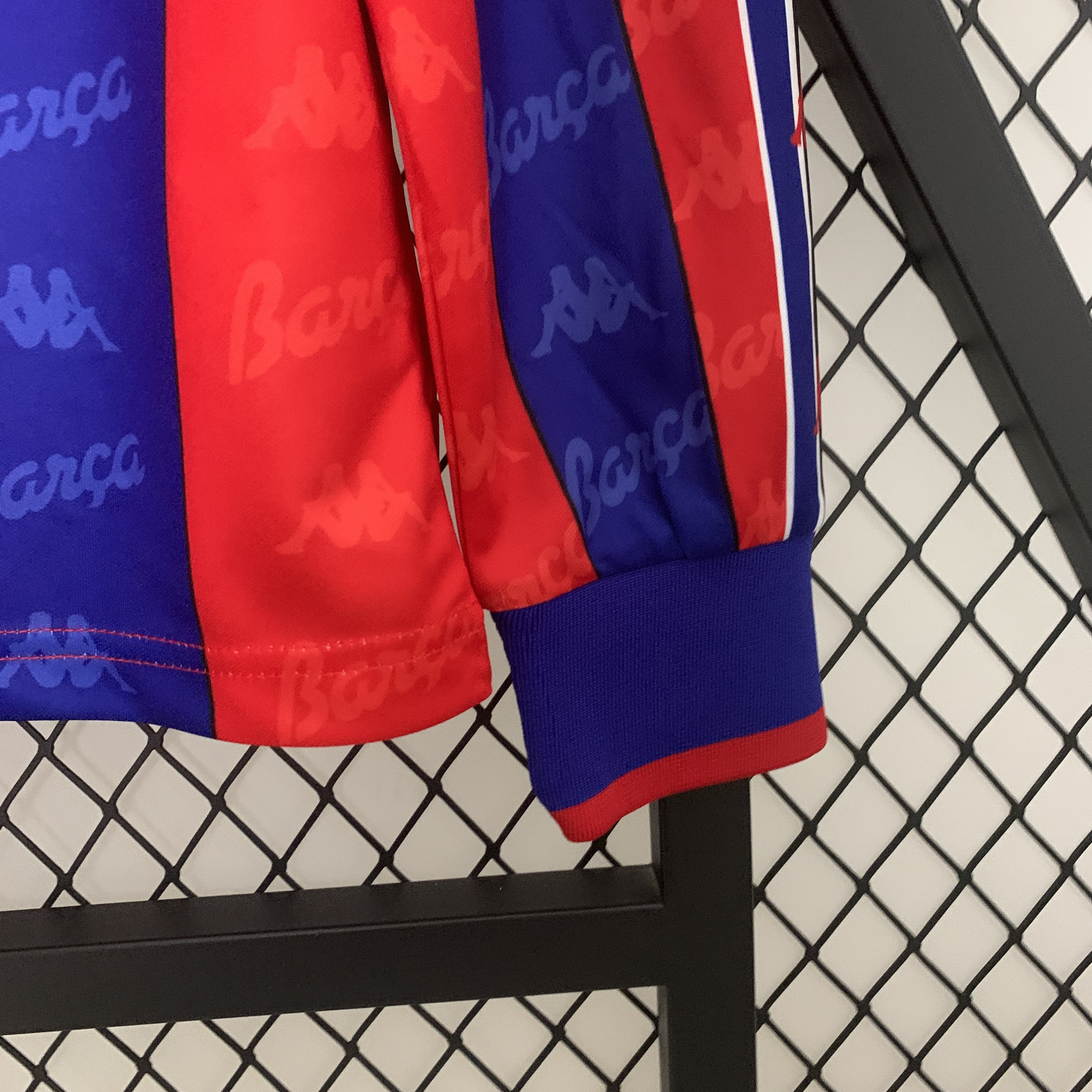 Retro Barcelona 96-97 Home Stadium Long Sleeve Jersey - Unitedfutballjersey