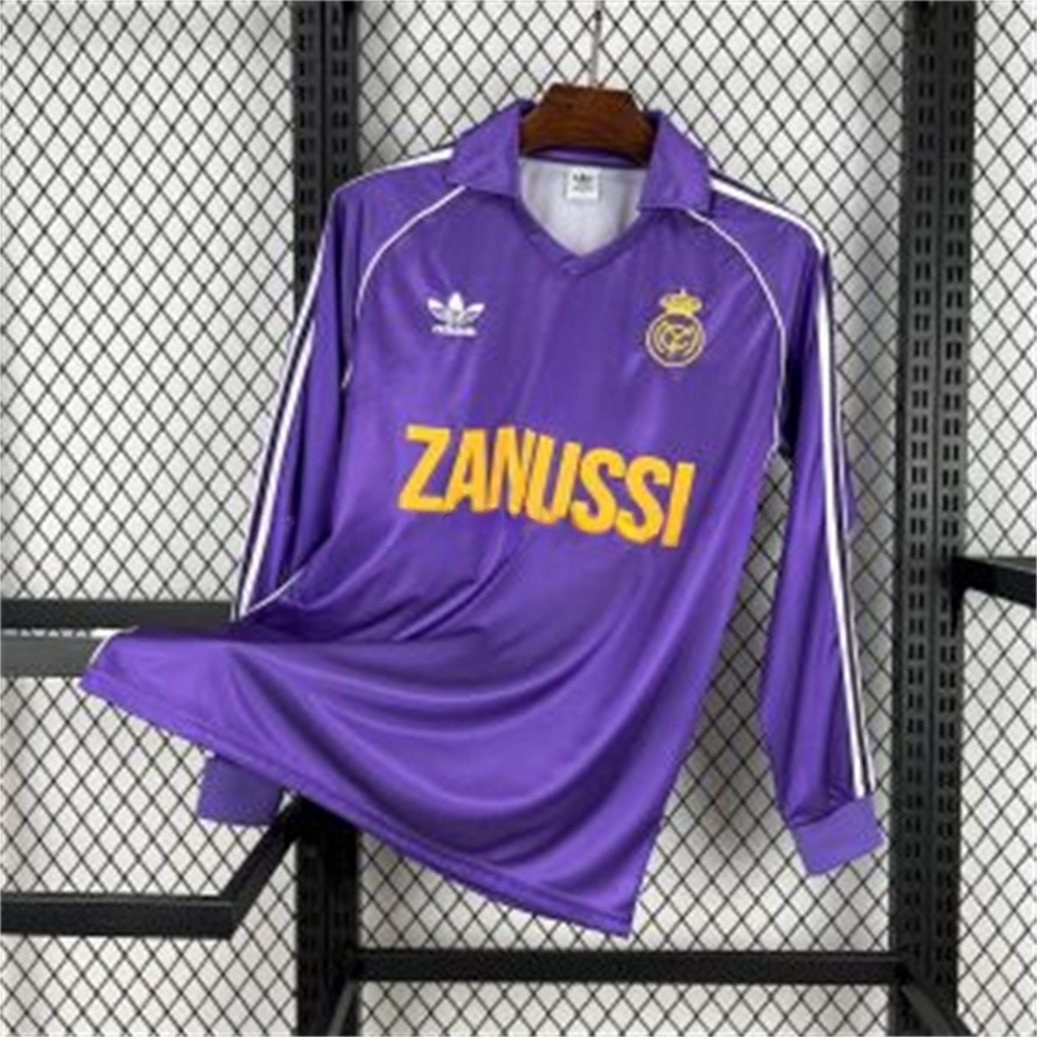Retro Real Madrid 1984-85 Third Long Sleeves Jersey - Unitedfutballjersey