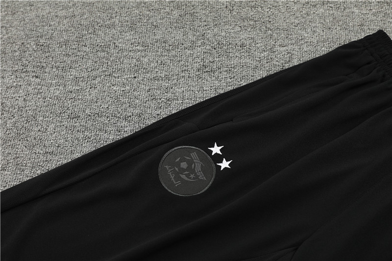 Algeria 23-24 Long Sleeve Training Set -Black - Unitedfutballjersey