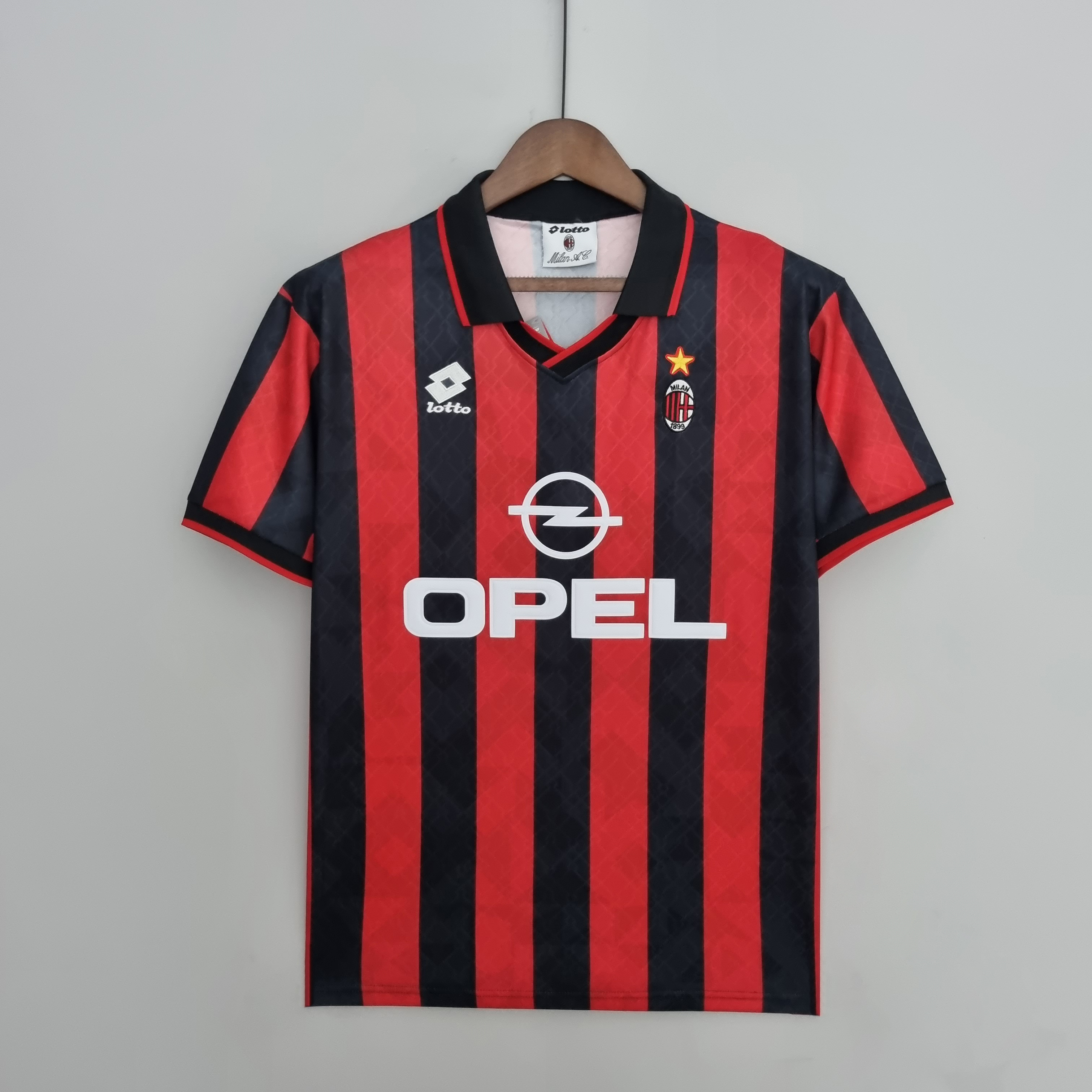 Retro AC Milan 95-96 Home Stadium Jersey - Unitedfutballjersey