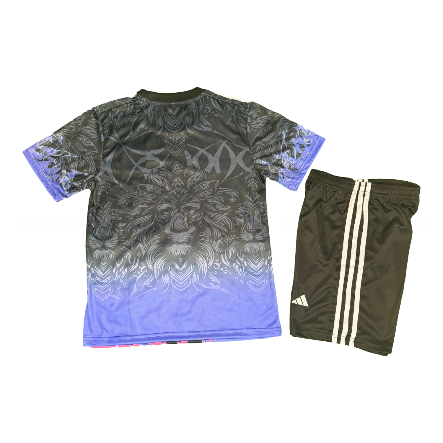 Manchester United 25-26 Purple Lion Black Special Kids Kit - Unitedfutballjersey