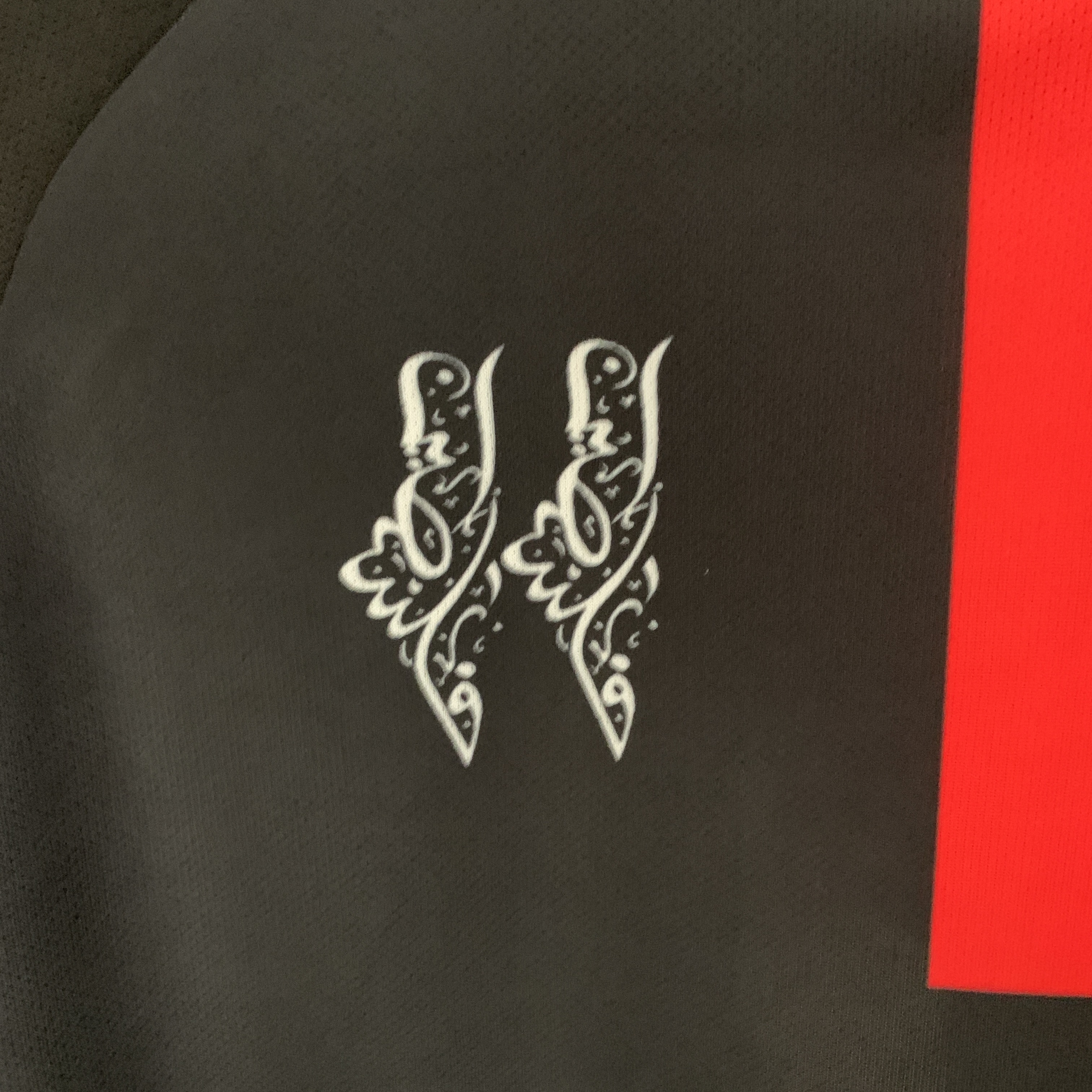 FC Palestina 23-24 Black Centre Striped Jersey - Fans Version - Unitedfutballjersey