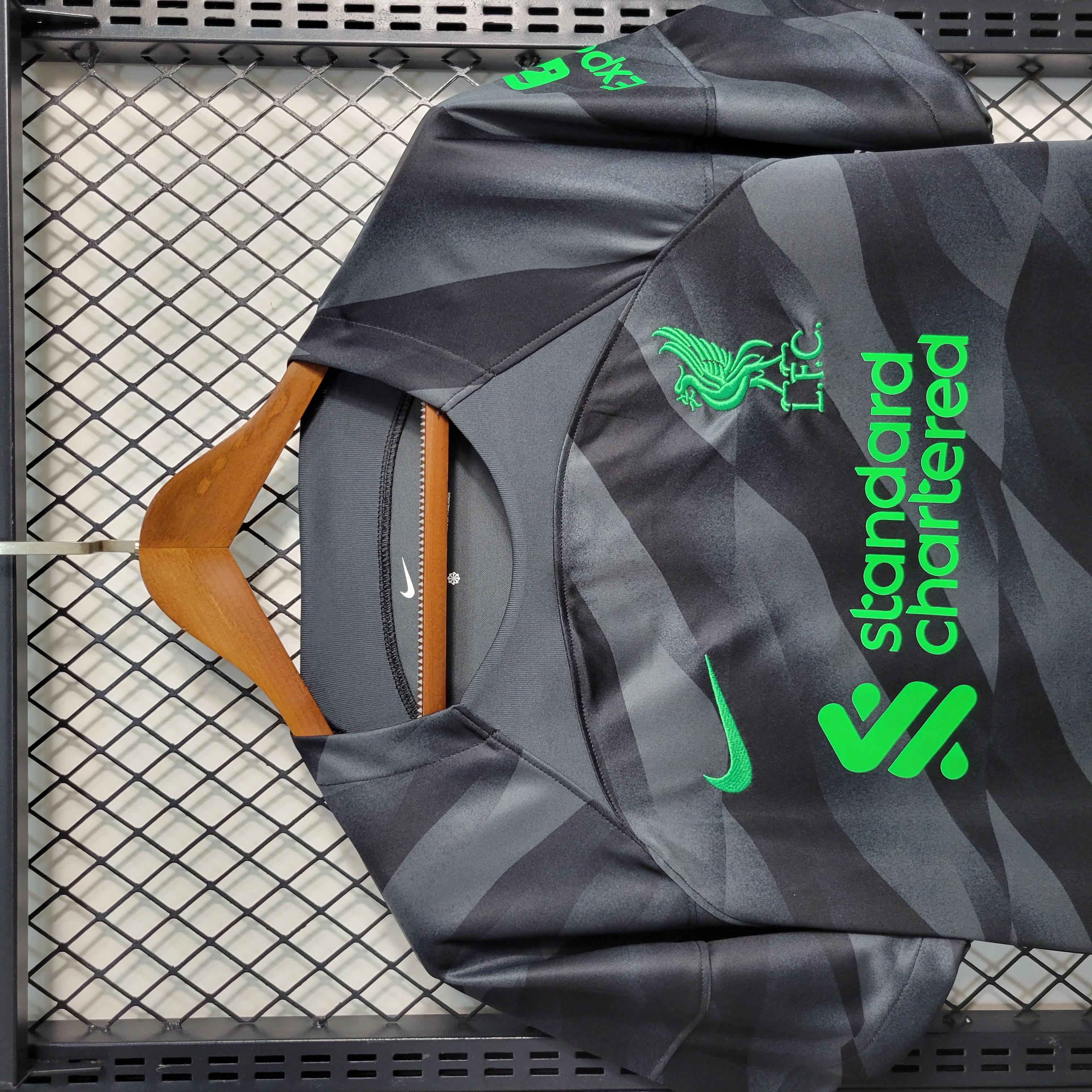 23-24 Liverpool Black Goal Keeper Fans Jersey - Unitedfutballjersey