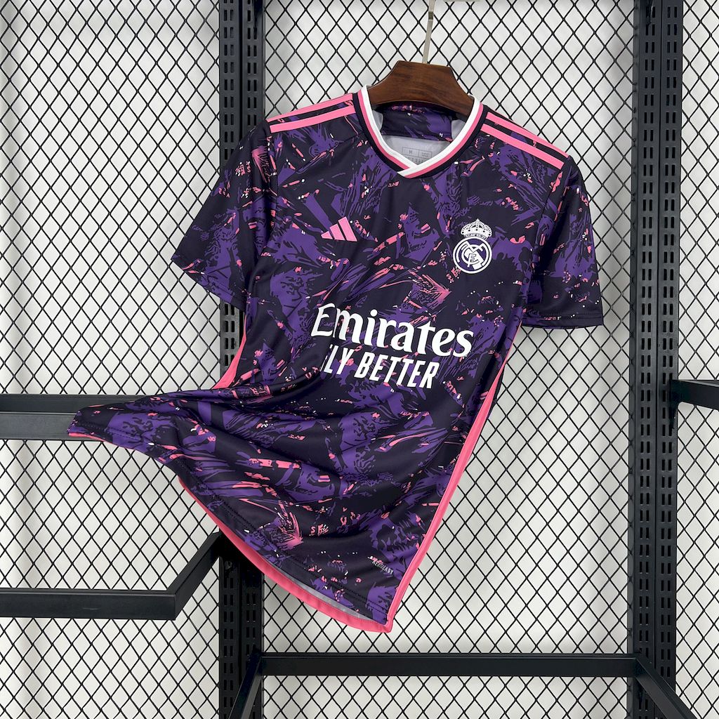Real Madrid 24-25 Pink & Purple & Black Special Edition Jersey - Unitedfutballjersey
