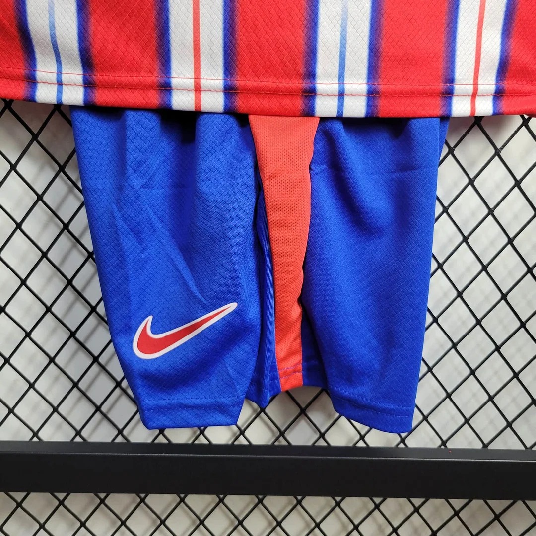 Atletico Madrid 24-25 Home Kids Kit - Unitedfutballjersey