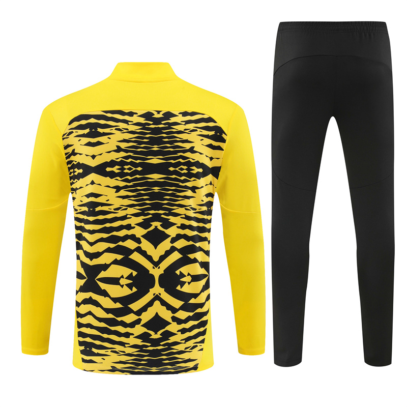 Dortmund 24-25 Long Sleeve Training Set - Yellow Camouflage - Unitedfutballjersey