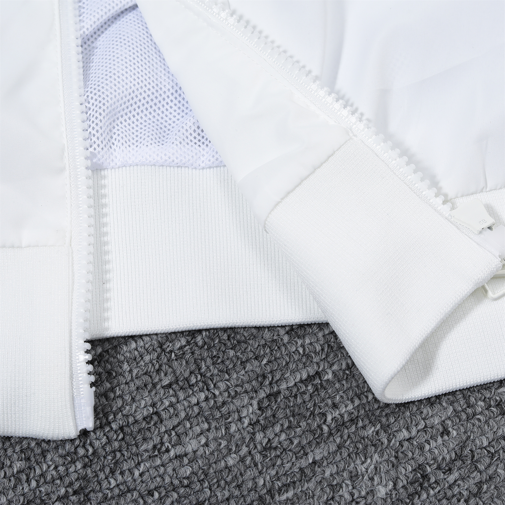 England 2024 National Team Anthem White Hooded Windbreaker - Player Version - Unitedfutballjersey