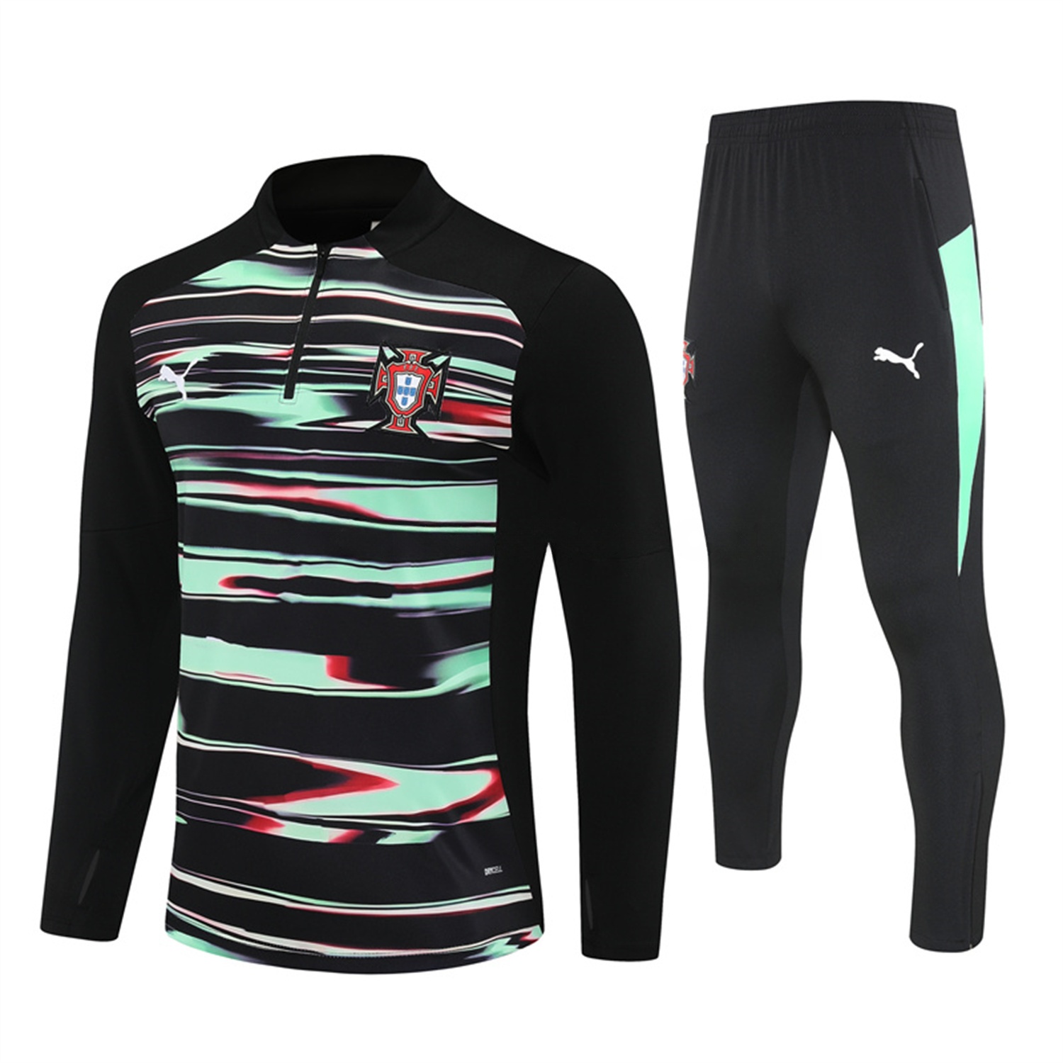Portugal 25-26 Long Sleeve Training Set - Camouflage - Unitedfutballjersey