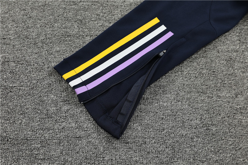 Real Madrid 23-24 Long Sleeve Training Set -Royal Blue - Unitedfutballjersey