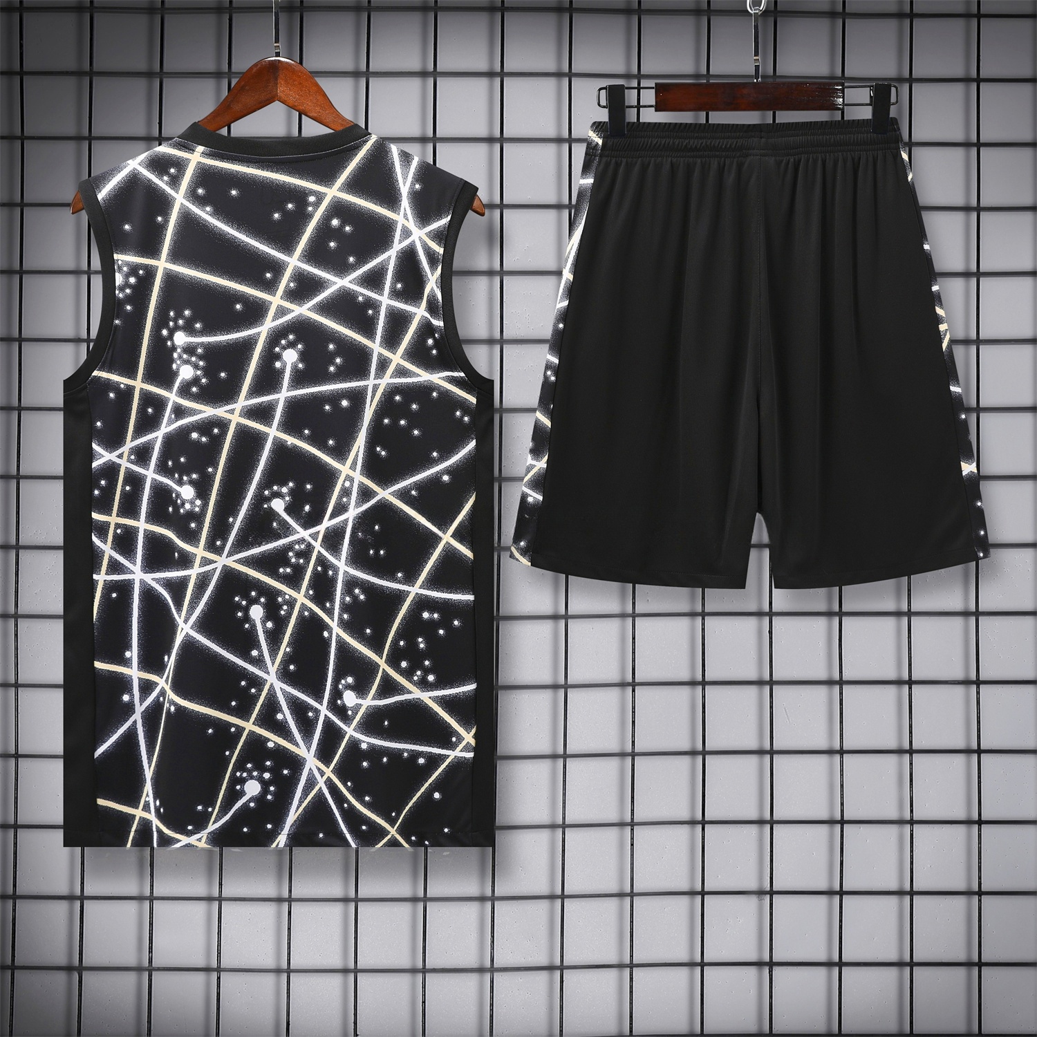 C.H.E.L.S.E.A 25-26 Vest Training Set - Yellow Fluorescent Rays Black Vest & Black Shorts - Unitedfutballjersey