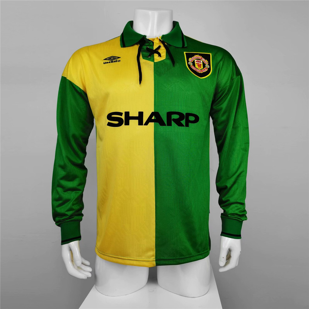 Retro Manchester United 92-94 Third Away Long Sleeve Jersey - Unitedfutballjersey