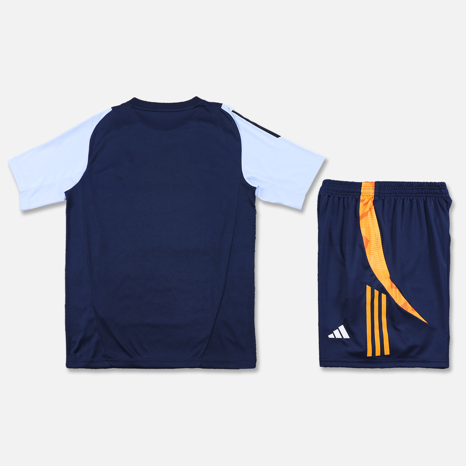 Real Madrid 24-25 Short-Sleeve Training Set - Royal Blue Top & Shorts - Unitedfutballjersey