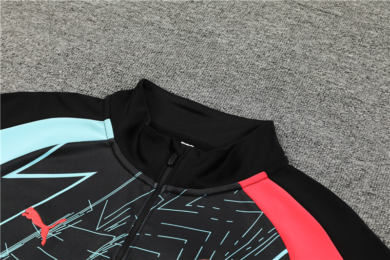 Manchester City 23-24 Long Sleeve Training Set -Black Camouflage - Unitedfutballjersey