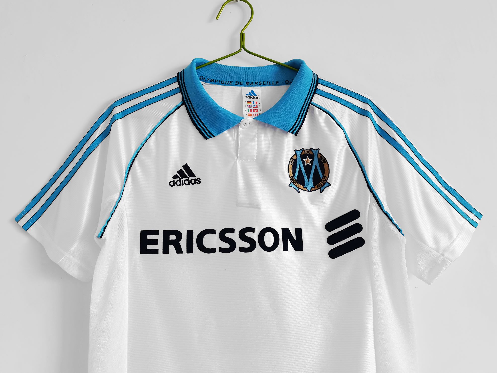 Retro Marseille 1998-99 Home Stadium Jersey - Unitedfutballjersey