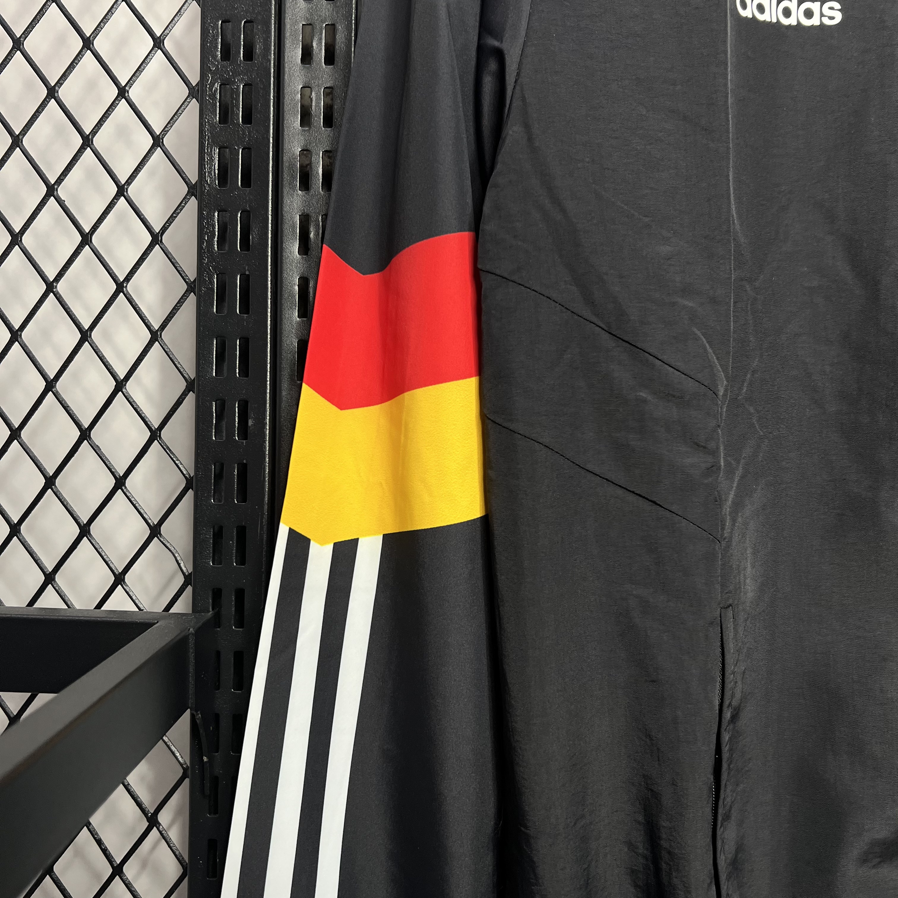 Germany 2024 Black Windbreaker - Player Version - Unitedfutballjersey