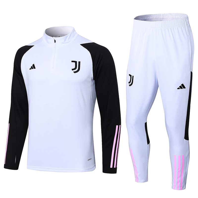 Juventus 23-24 Long Sleeve Training Set - White - Unitedfutballjersey