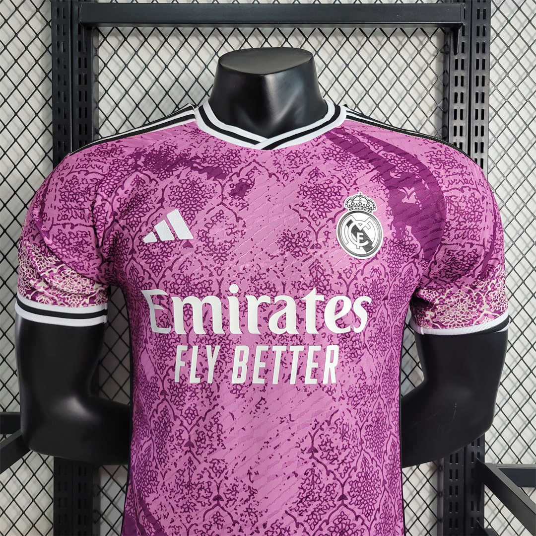 Real Madrid 23-24 Pink Special Edition Jersey - Player Version - Unitedfutballjersey