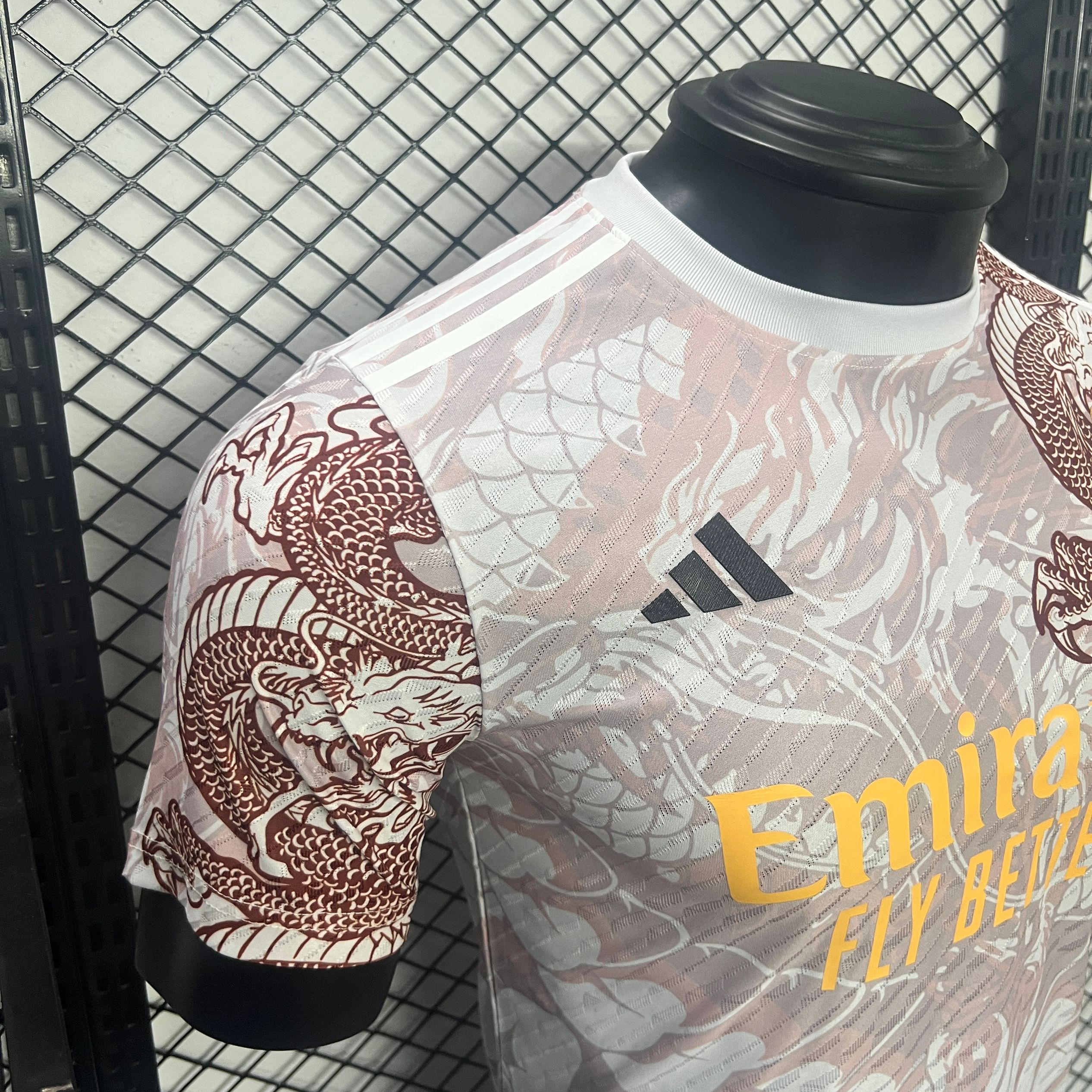 Real Madrid 24-25 Red Dragon Special Edition White Jersey - Player Version - Unitedfutballjersey