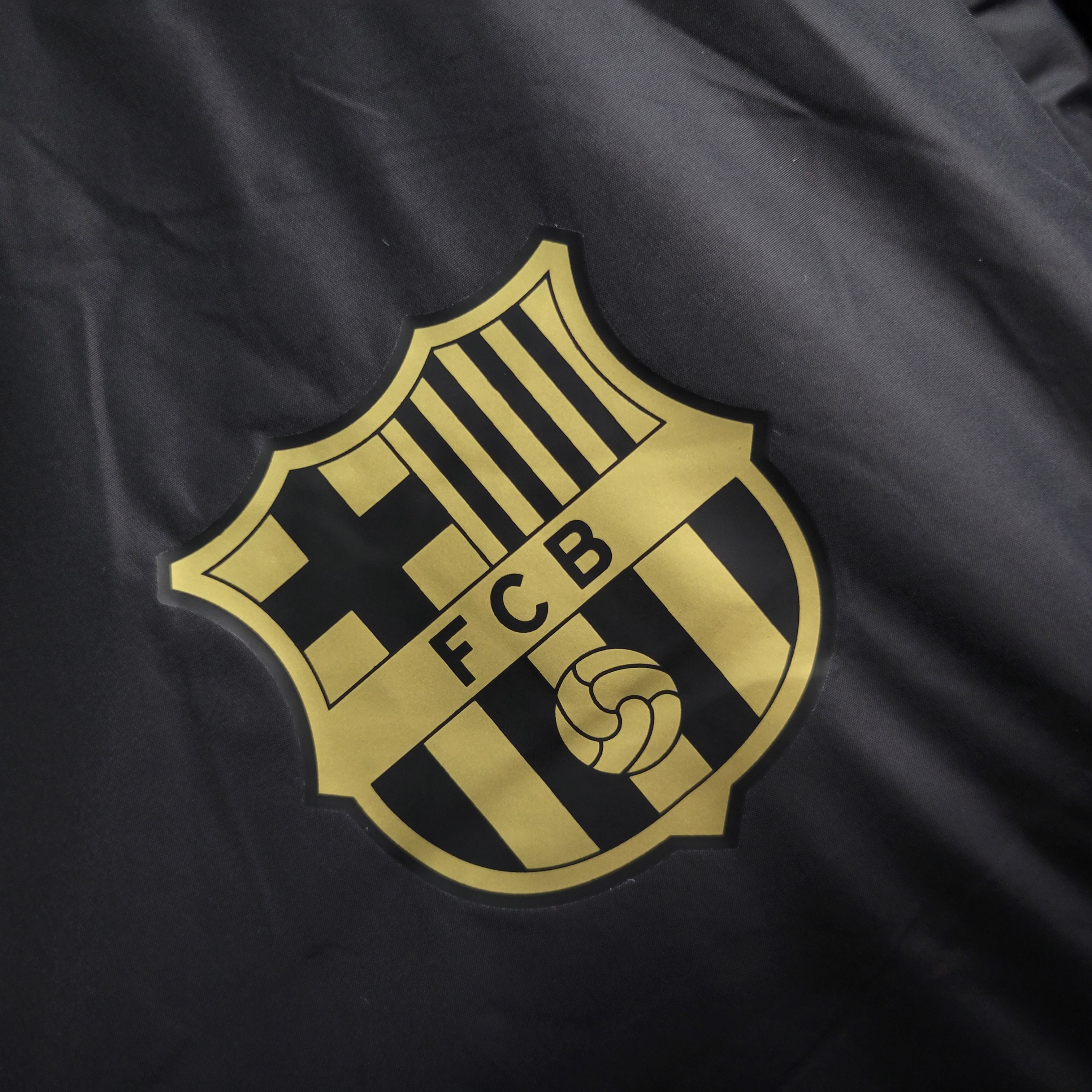 B.A.R.S.A 23-24 Men's Hooded Thermal Cotton Jacket - Black - Unitedfutballjersey