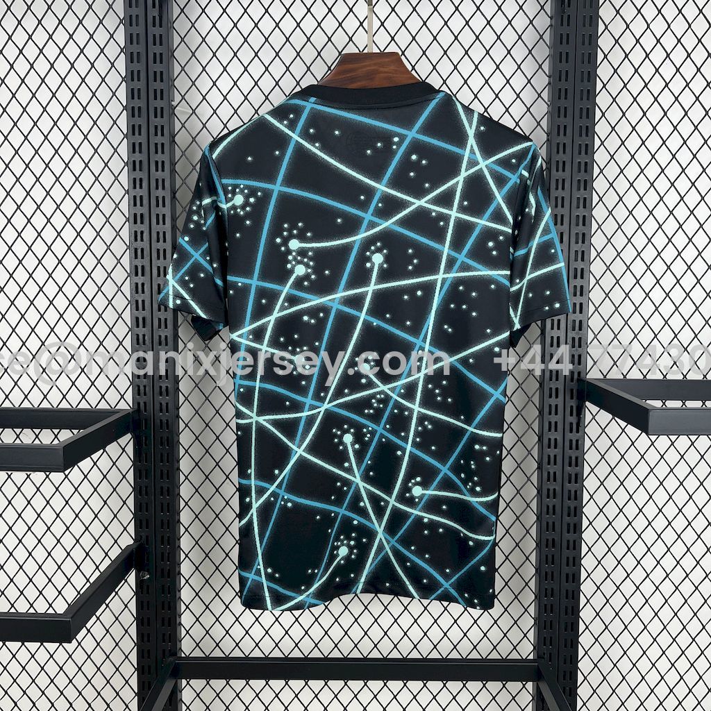 Inter Milan 25-26 Black Blue Pre-Match Training Jersey - Fans Version - Unitedfutballjersey