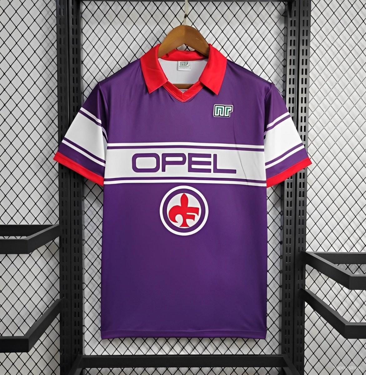 Retro Fiorentina 1984-85 Home Stadium Jersey - Unitedfutballjersey