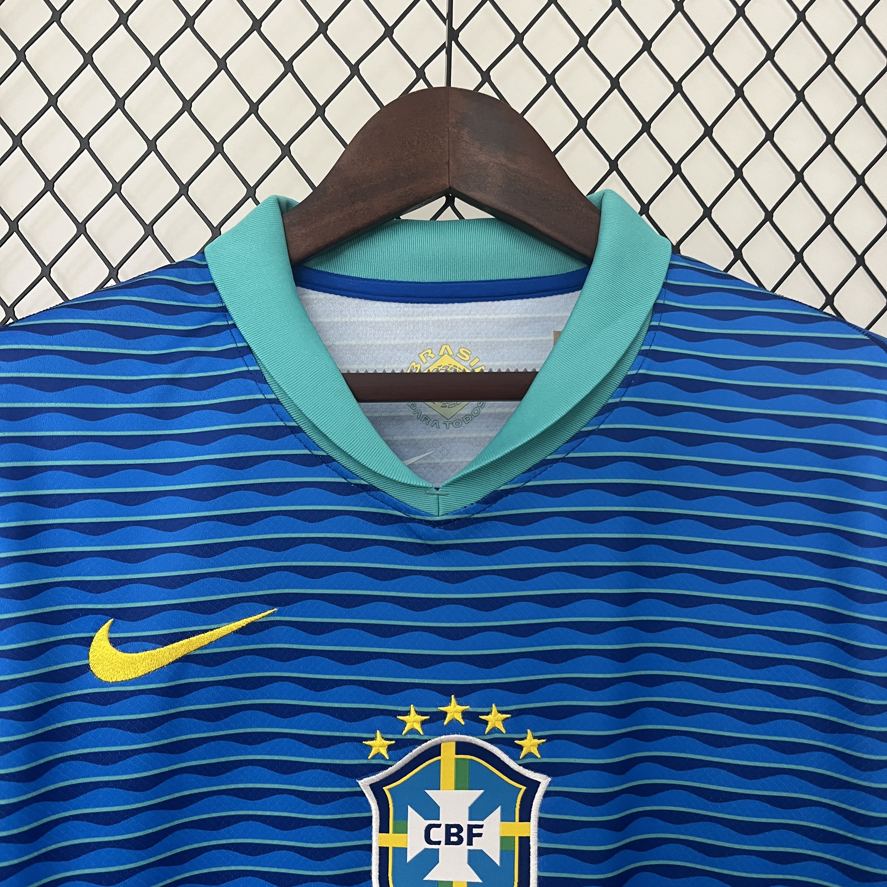 Brazil 2024 Away Stadium Jersey - Fans Version - Unitedfutballjersey