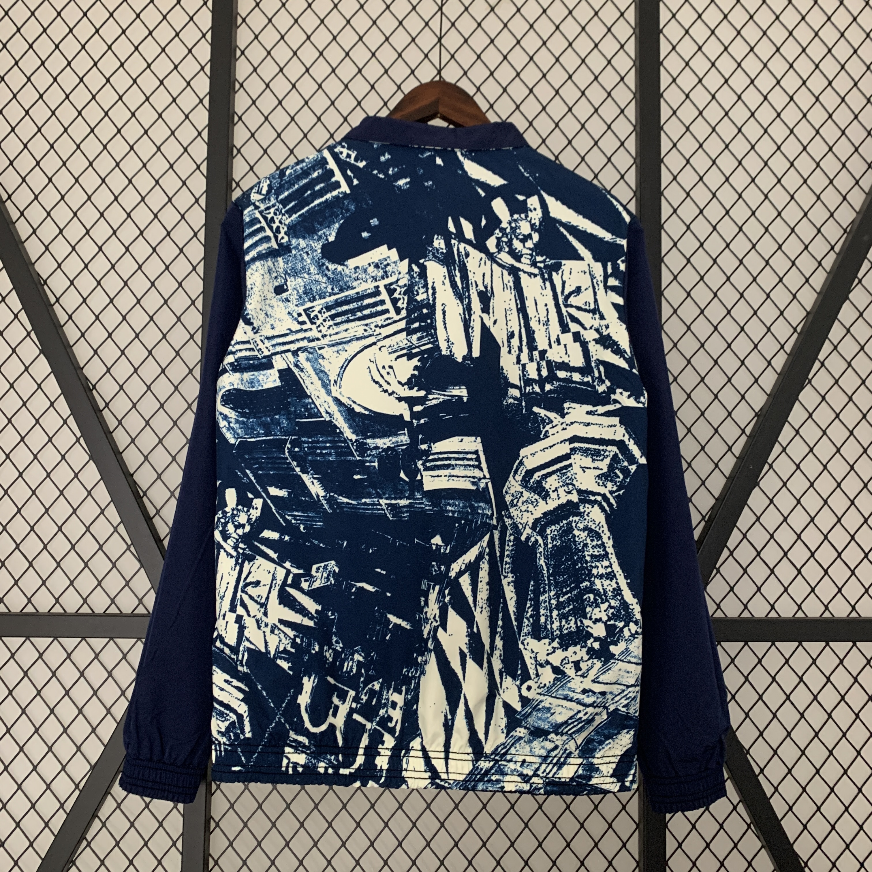 Bayern Munich 23-24 Double Sided Windbreaker - Deep Blue - Unitedfutballjersey