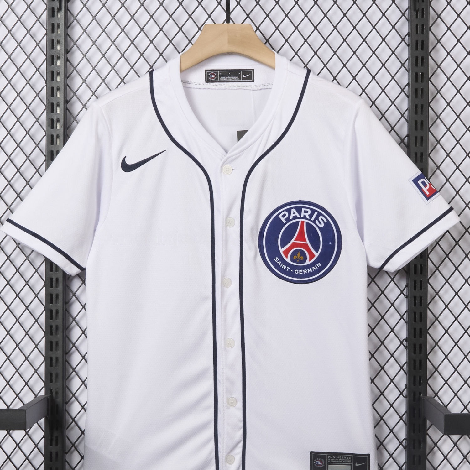 Paris Saint-Germain PSG 25-26 White Limited Baseball Jersey - Unitedfutballjersey