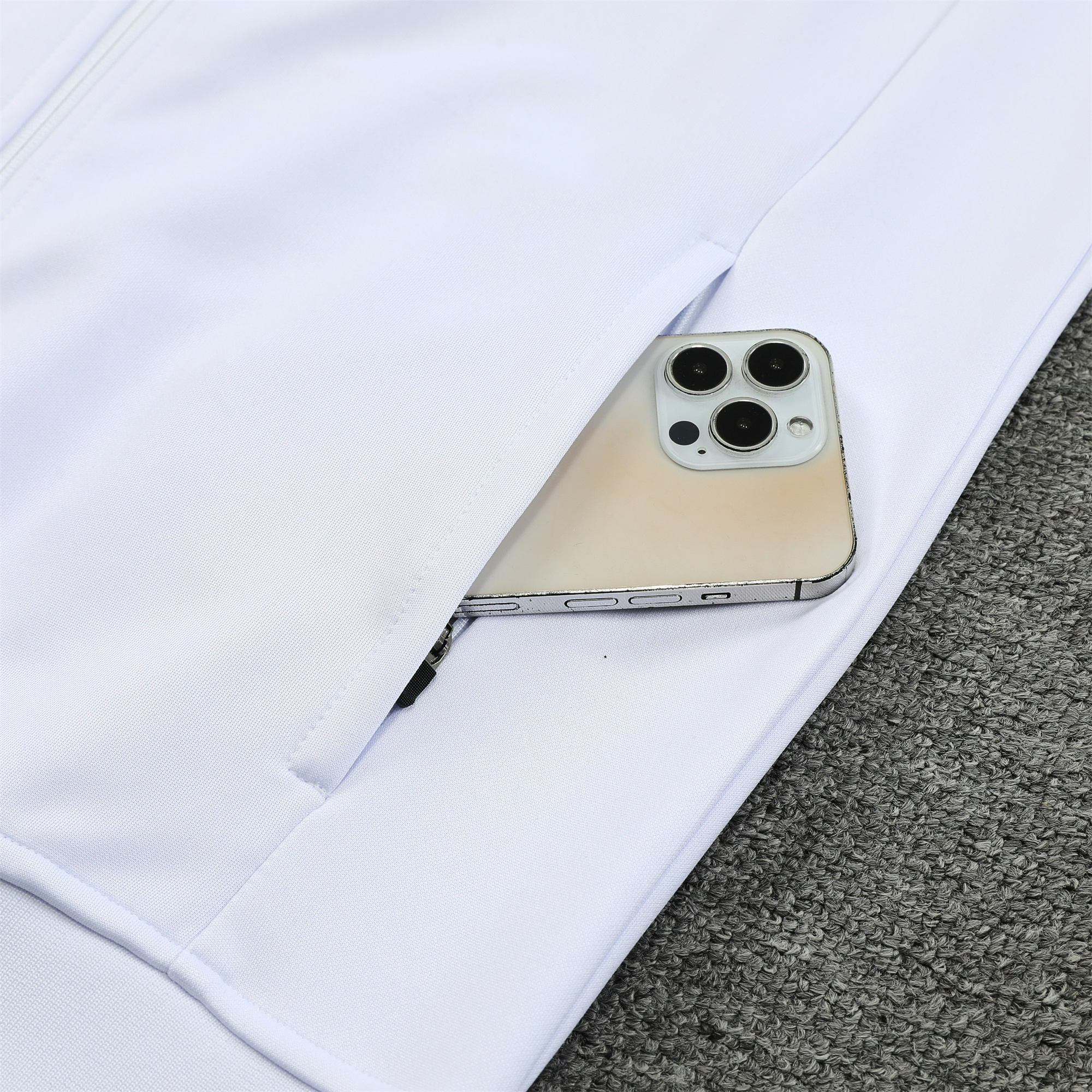 Real Madrid 23-24 Jacket Training Tracksuit White - Unitedfutballjersey