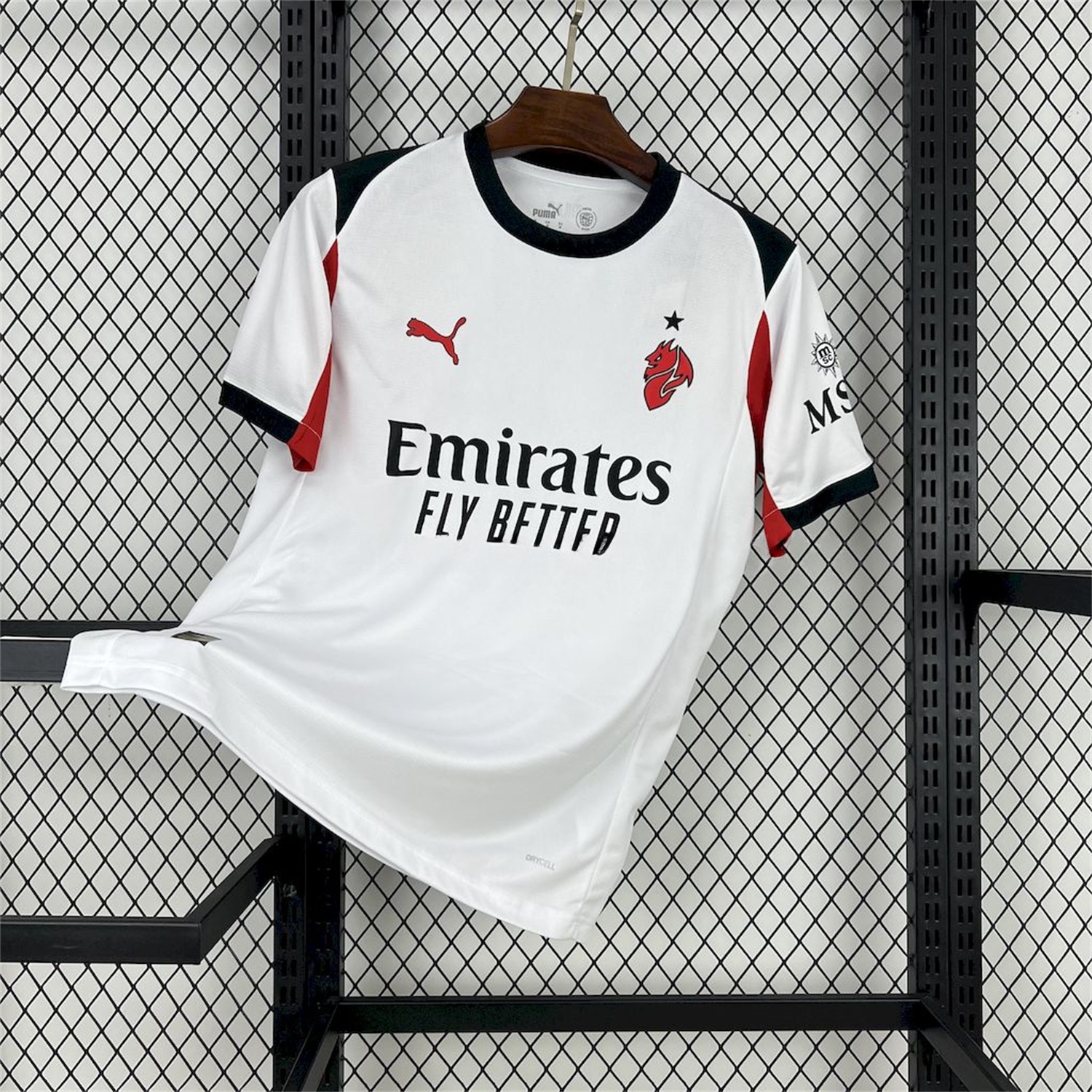 AC Milan 25-26 Away White Jersey - Fans Version - Unitedfutballjersey