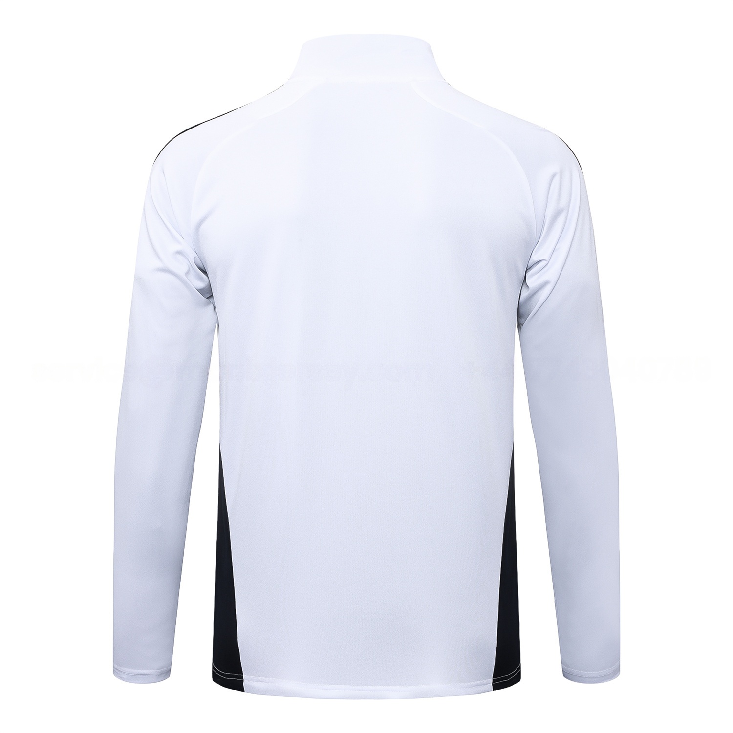 Real Madrid 25-26 Long Sleeve Training Set - White Urban Purist Style and Deep Blue Pants - Unitedfutballjersey