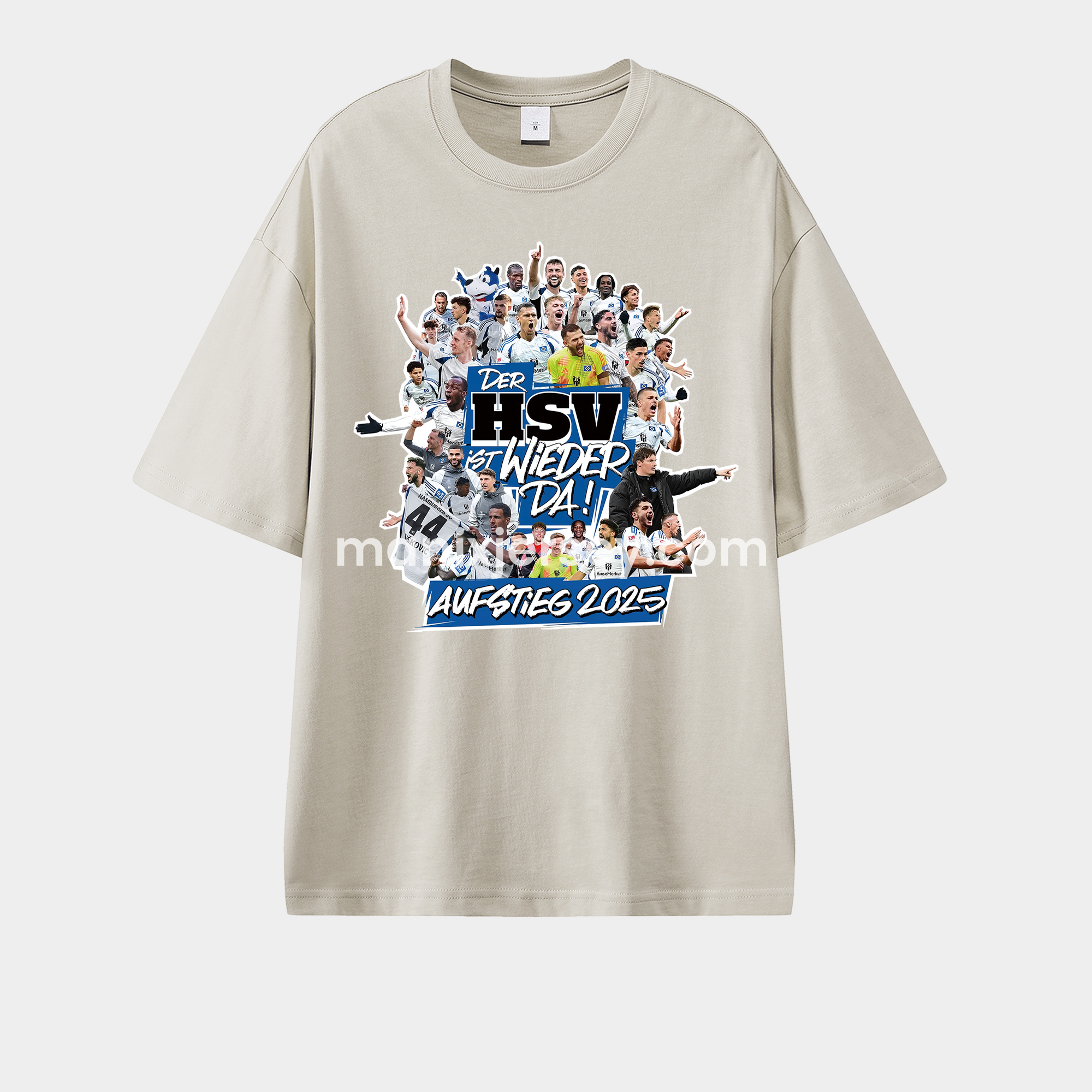 Hamburger SV AUFSTIEG 2025 Team Signatures Unisex Pure Cotton T-shirt - Unitedfutballjersey