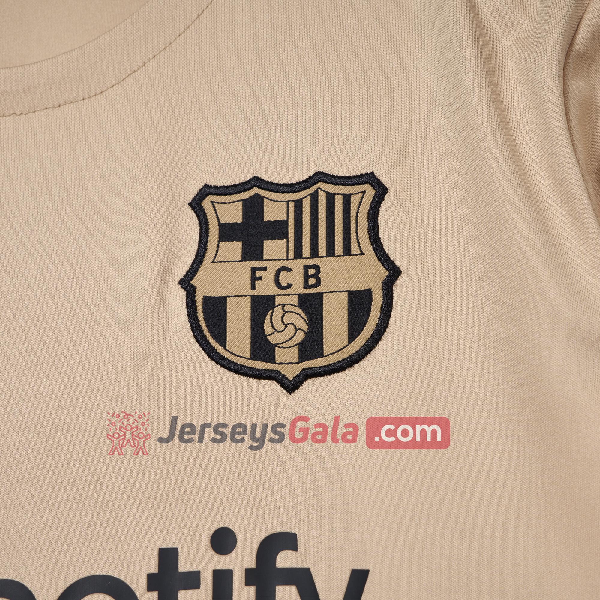 B.A.R.S.A 24-25 Frick Same Style Coach Training Shirt - Gold - Unitedfutballjersey