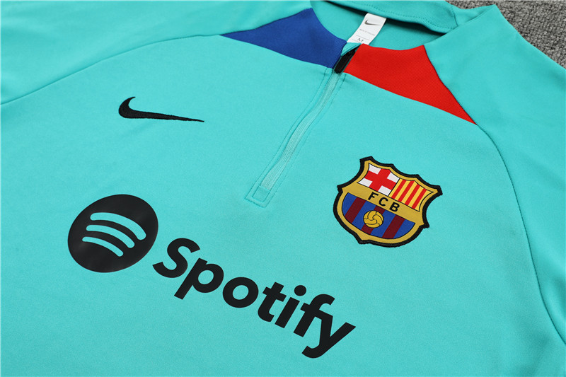 B.A.R.S.A 23-24 Long Sleeve Training Set -Lake Blue - Unitedfutballjersey