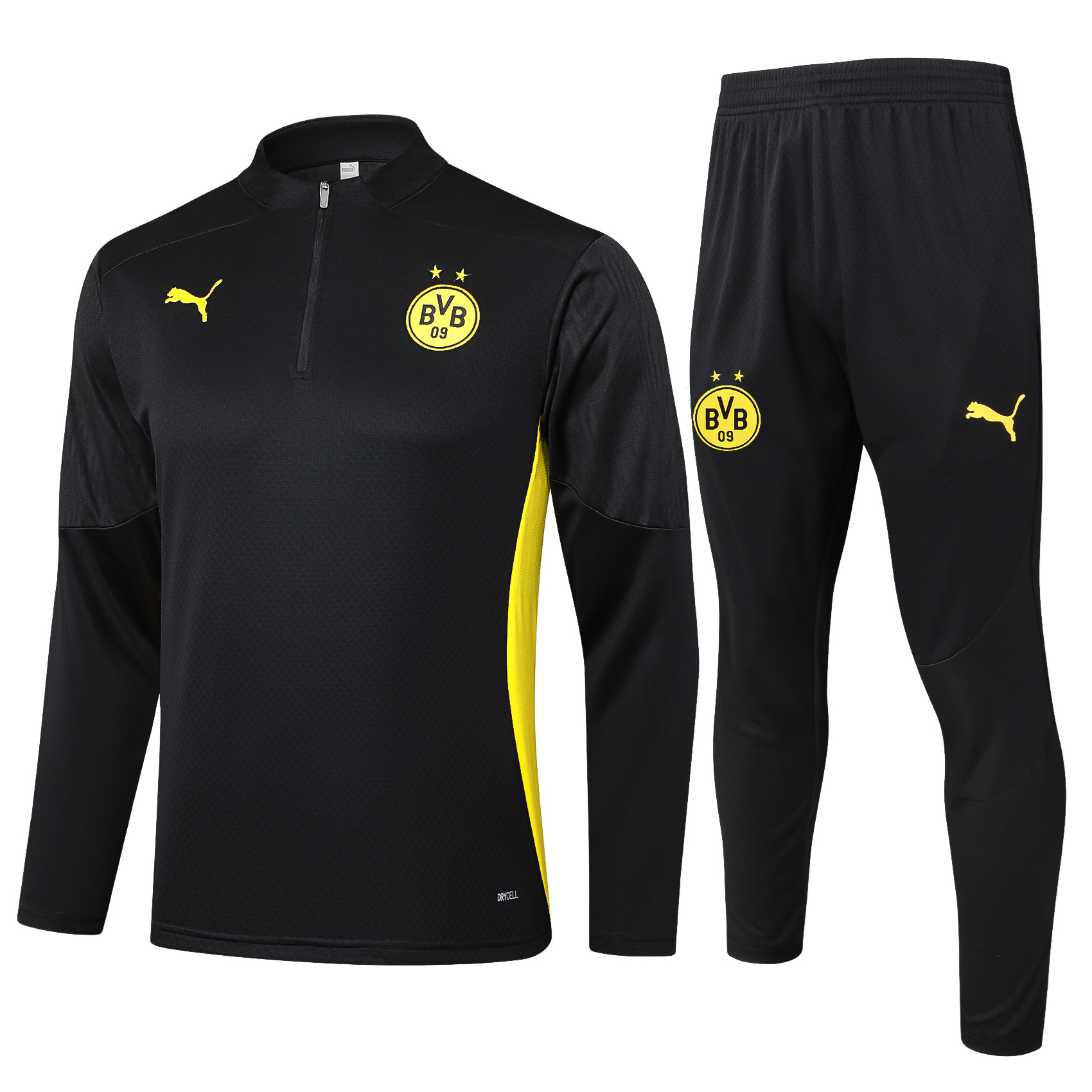 Dortmund 24-25 Long Sleeve Training Set - Player Version - Black - Unitedfutballjersey