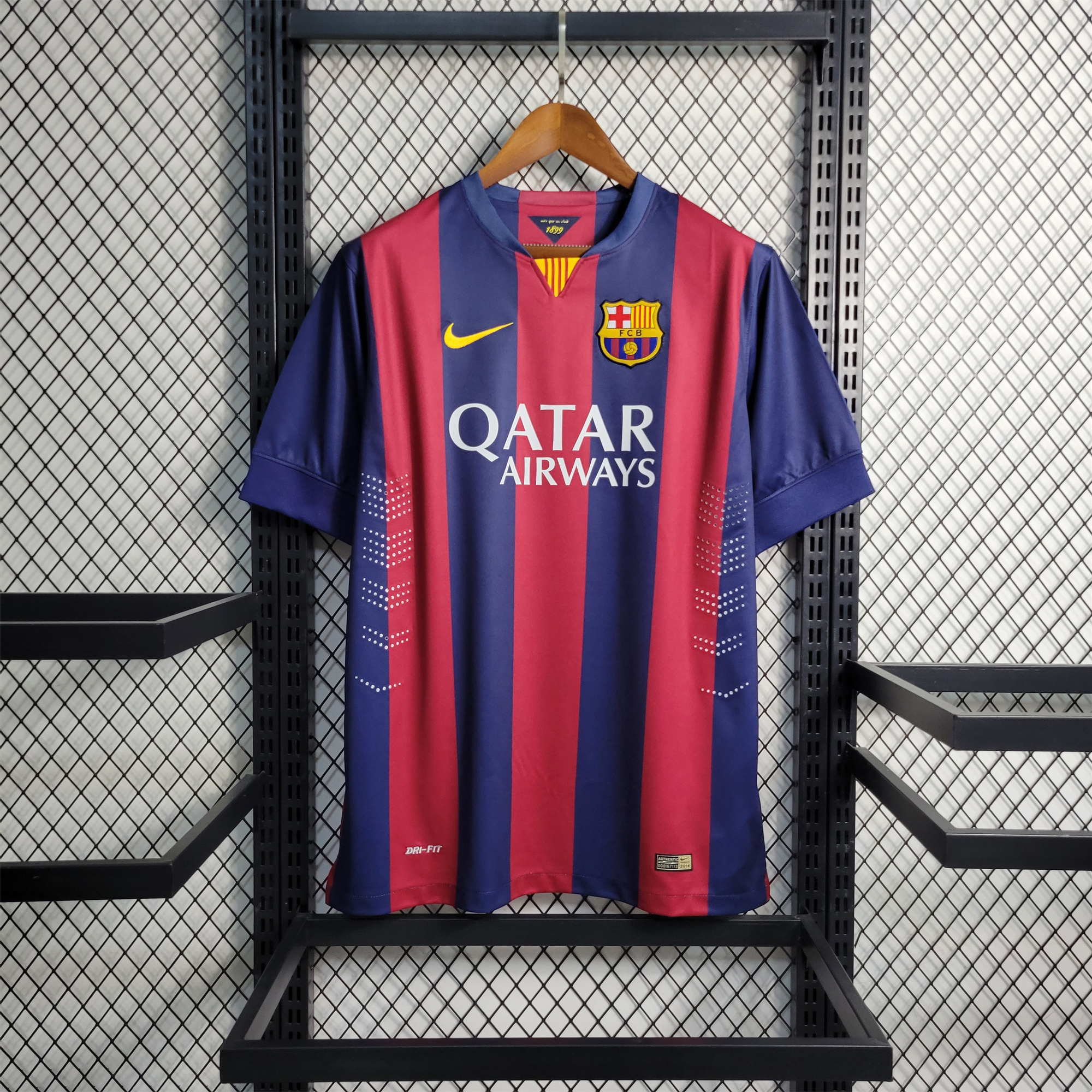 Retro Barcelona 14-15 Home Stadium Jersey - Unitedfutballjersey