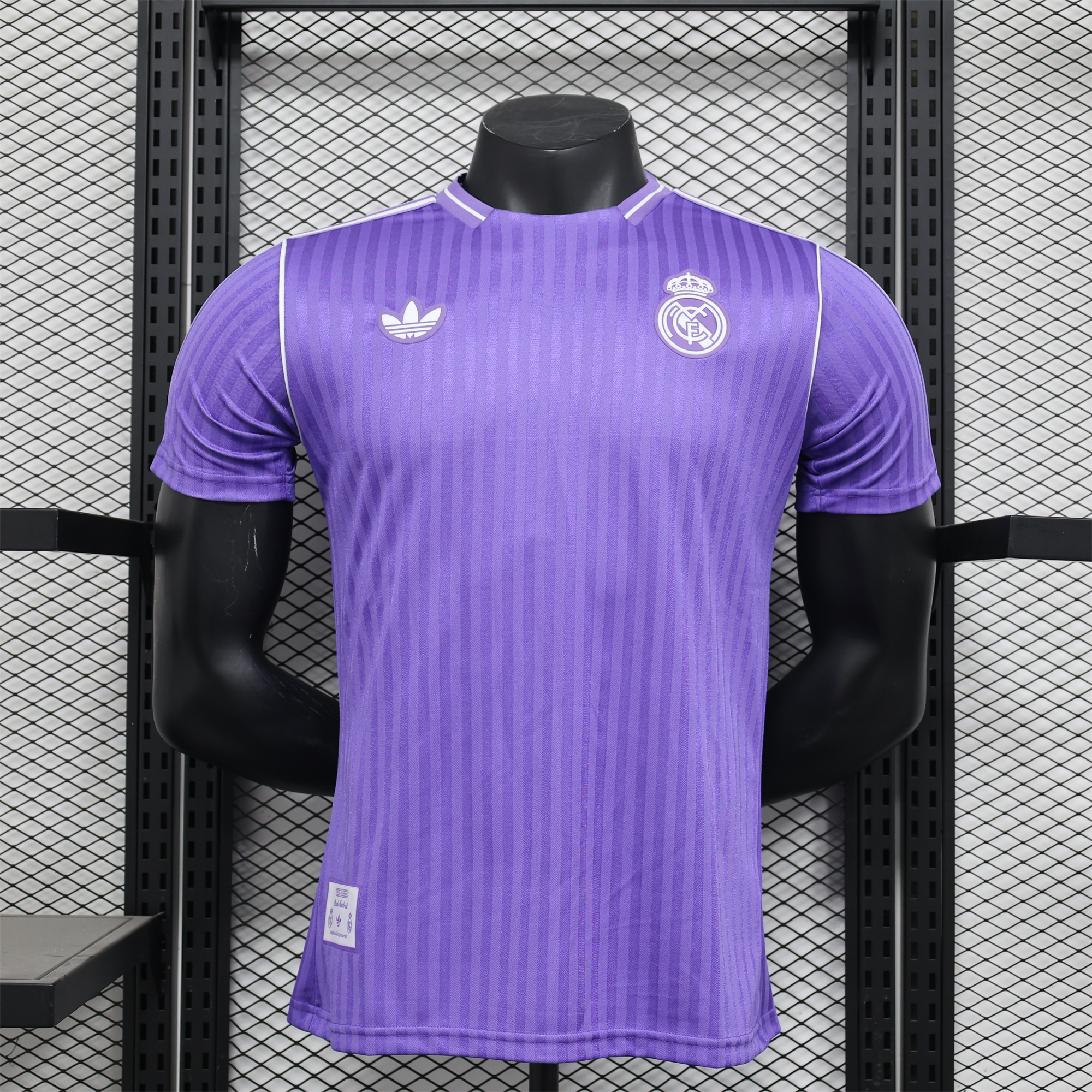 Real Madrid 2025 Purple Icon Retro Jersey - Player Version - Unitedfutballjersey