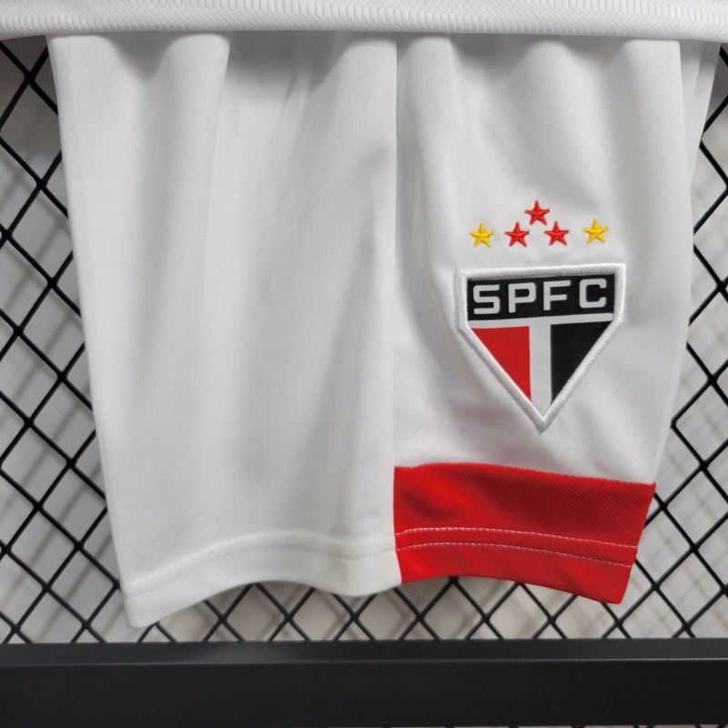 Sao Paulo 2024 Home Stadium Kids Kit - Unitedfutballjersey