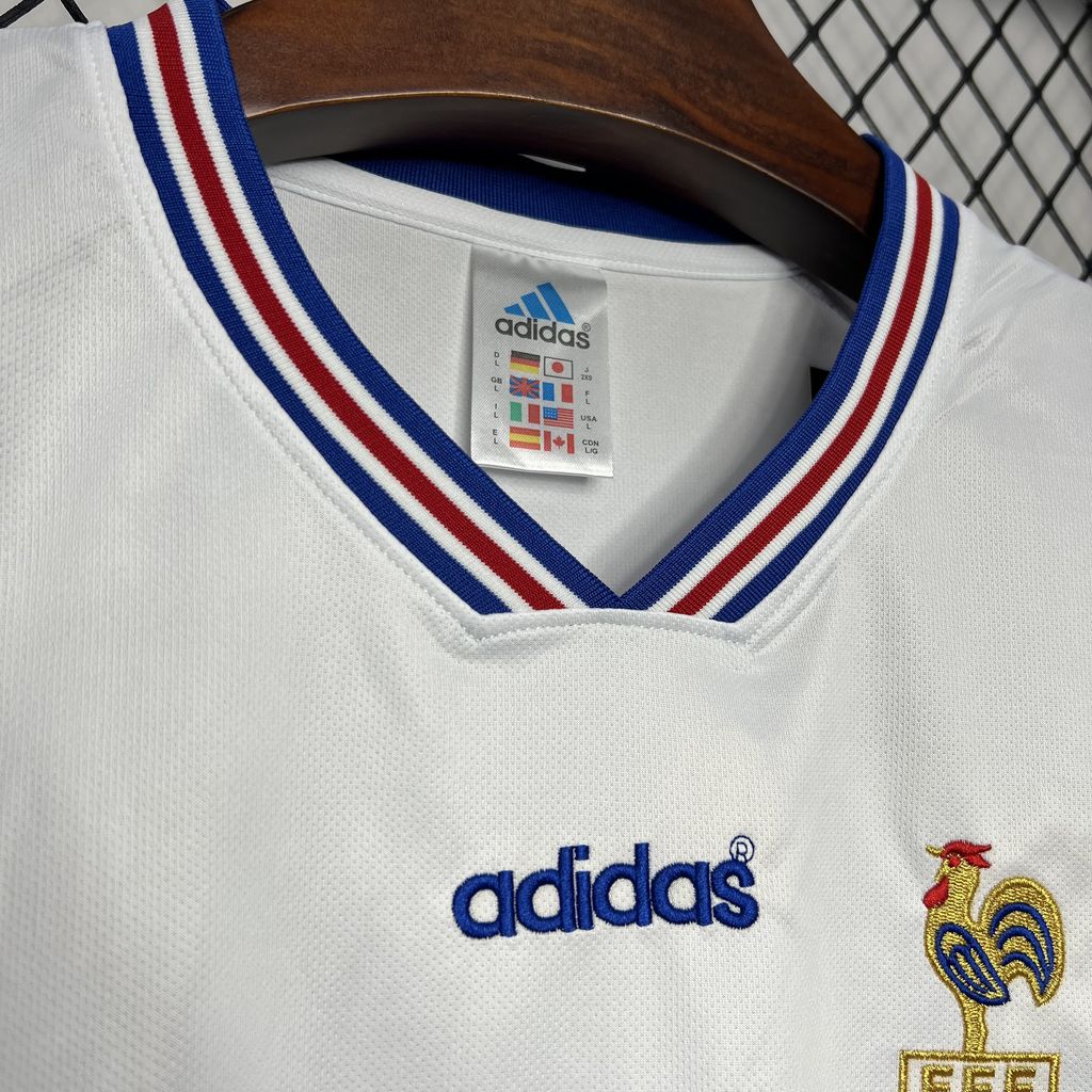 Retro France 1996 Away Jersey - Unitedfutballjersey
