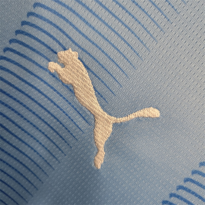 Manchester City 23-24 Home Long Sleeve Jersey - Fans Version - Unitedfutballjersey