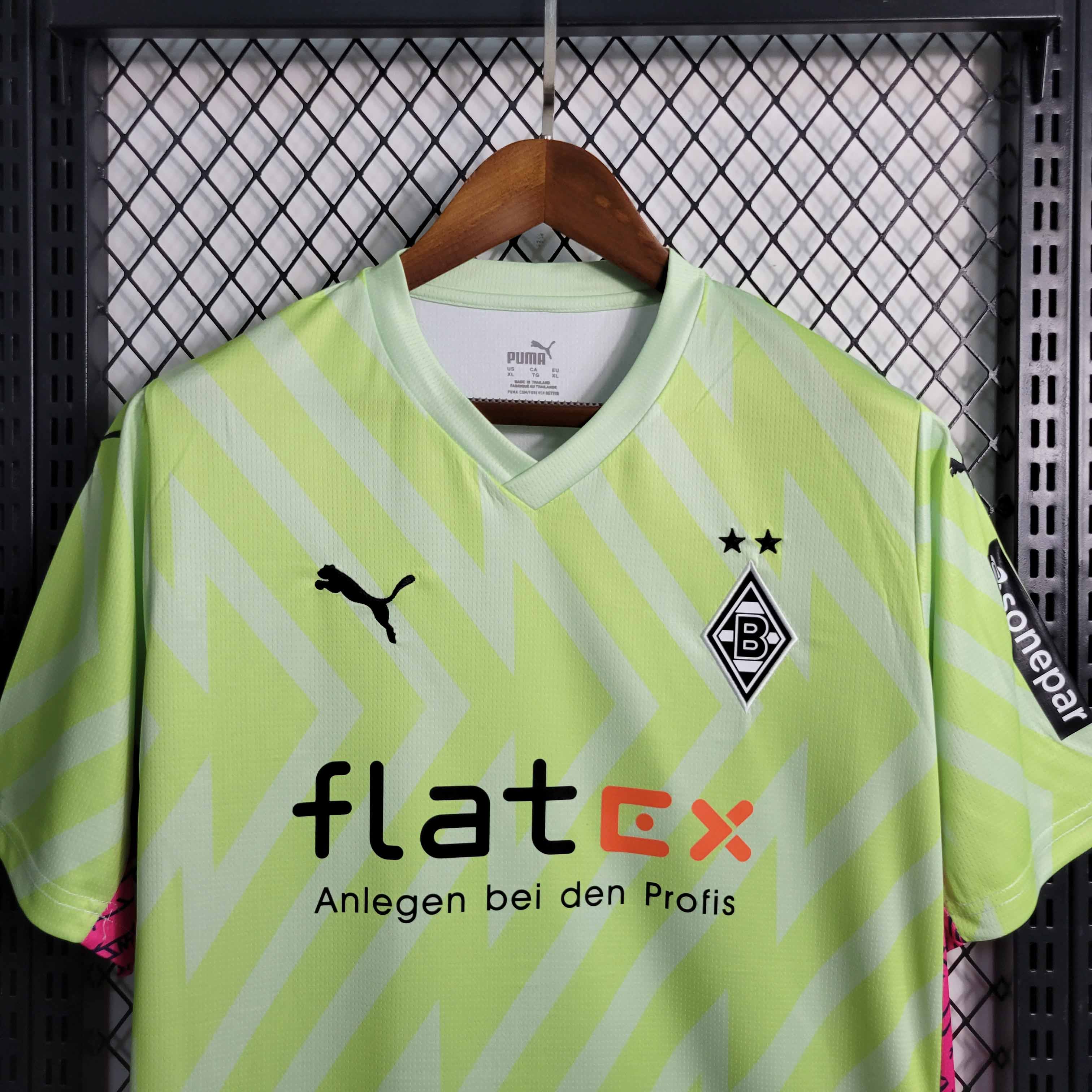 Borussia Mönchengladbach 23-24 Yellow Jersey - Fans Version - Unitedfutballjersey