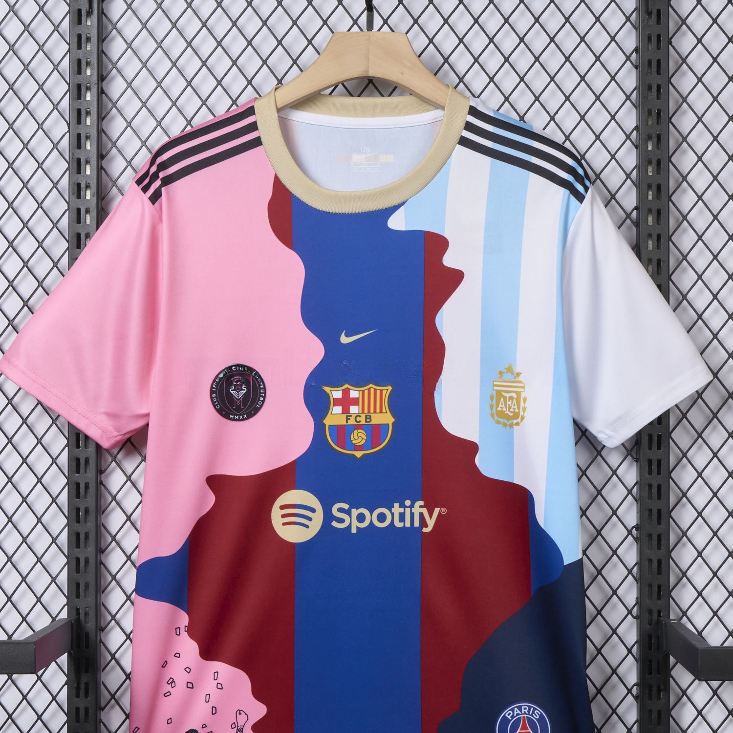 Messi Career Commemorative Jersey - Fans Version - B.A.R.S.A Argentina Paris Saint-Germain PSG INT M.A.M - Unitedfutballjersey
