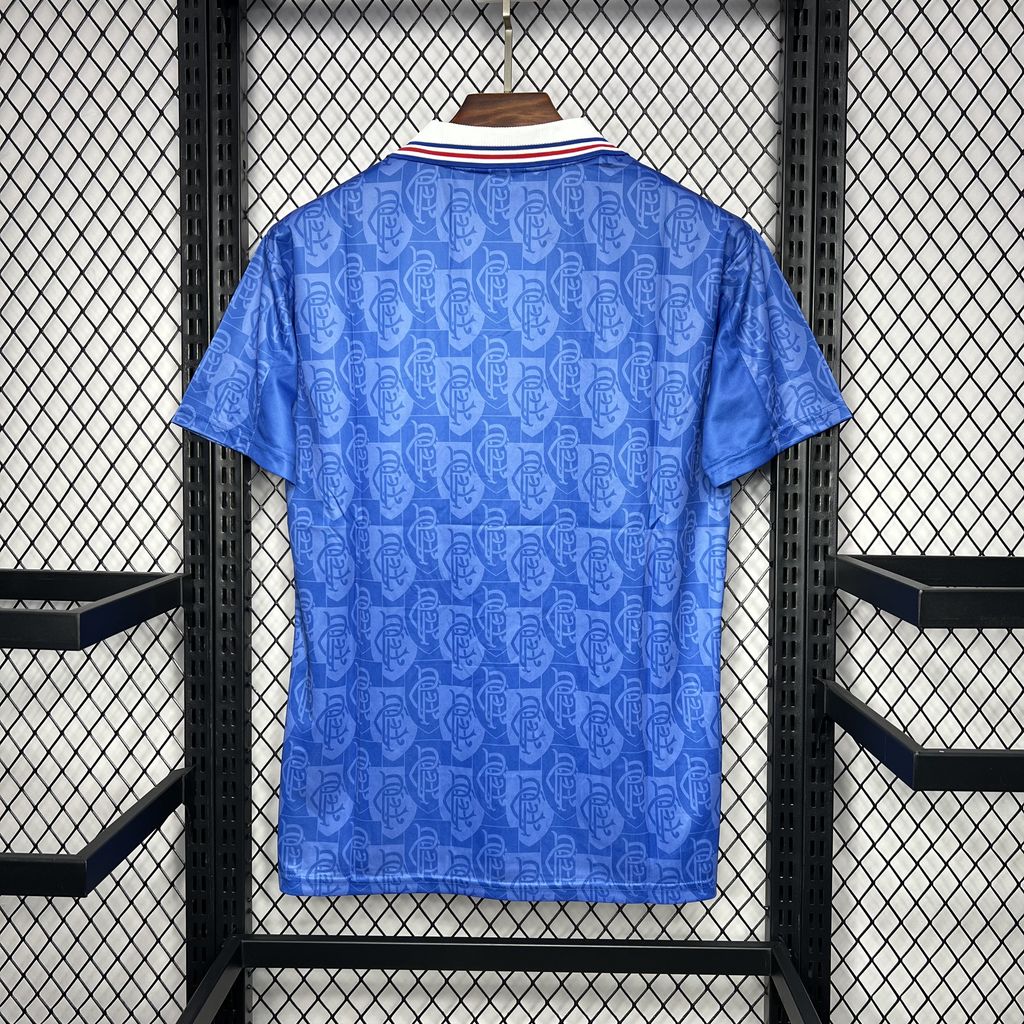 Retro Glasgow Rangers 1996-97 Home Stadium Jersey - Unitedfutballjersey
