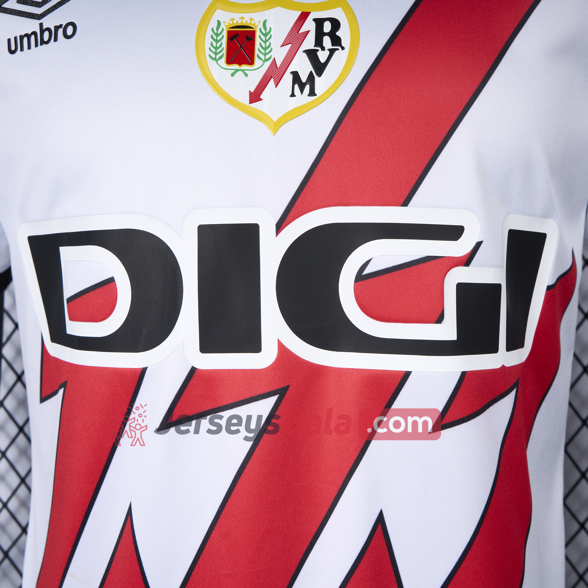 Rayo Vallecano 24-25 Home Jersey - Player Version - Unitedfutballjersey