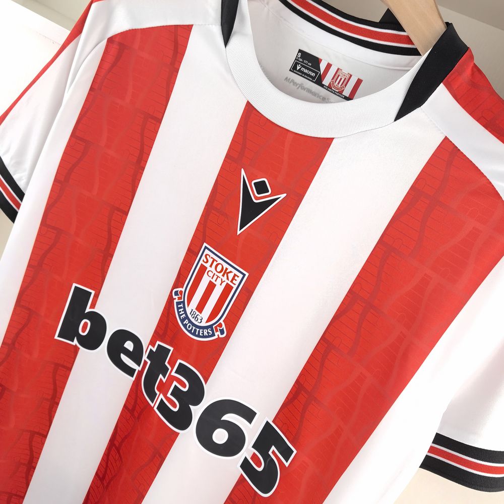 Stoke City 24-25 Home Stadium Jersey - Fans Version - Unitedfutballjersey